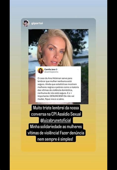 Foto Caso De Ana Hickmann Reflete Em Caso Velho De Viol Ncia Dom Stica