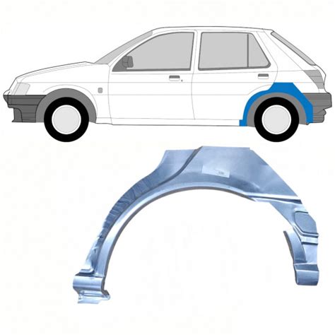 Ford Fiesta 1989 1997 3 Tür Voll Schweller Reparaturblech Links