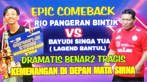 Dramatis Rio Pangeran Bintik Mmc Vs Bayudi Singa Tua Legend Bantul