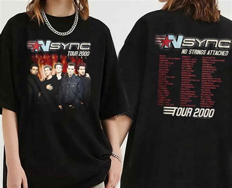 NSYNC Shirt Nsync Boy Band T Shirt Nsync Band Merch T Shirt Etsy