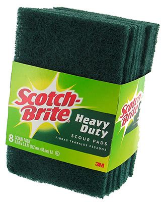 3M SCOTHCH BRITE HD SCOUR PADS GREEN 3 85 X9 8PK National