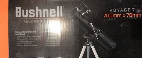 Bushnell-Voyager-Reflector-Telescope-700mm-x-76mm-NIB-Factory-Sealed ...