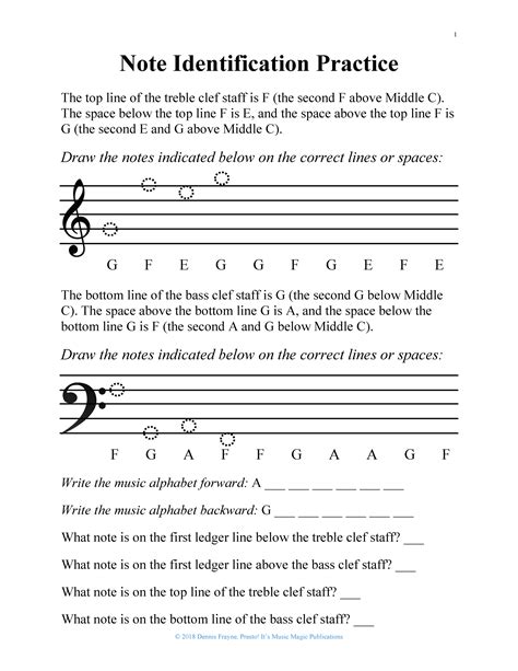 Free Printable Music Note Naming Worksheets — Presto Its Music Magic Publishing