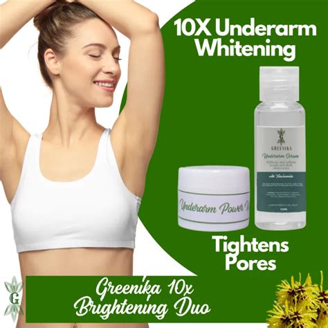 X Brightening Duo Greenika Underarm Cream Underarm Serum