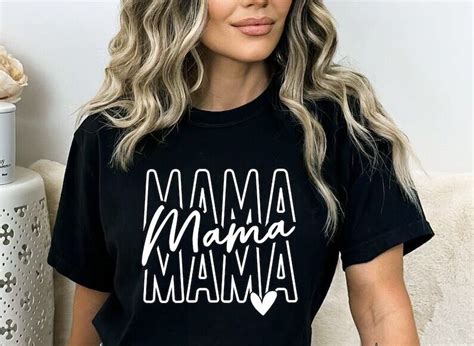 Mama T Shirt Mothers Day Crewneck Women Mother Day T Shirt T