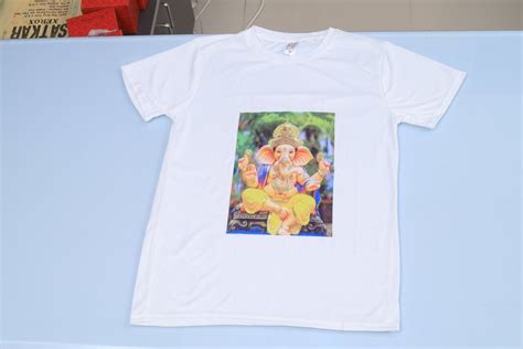 Printed Sublimation Lycra T Shirts For Men Xl Round Neck At Rs 100