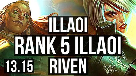 Illaoi Vs Riven Top 10 Solo Kills Rank 5 Illaoi 1 2m Mastery