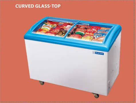 Blue Star PDF350AGL Curved Glass Top Deep Freezer Capacity 338 Ltr