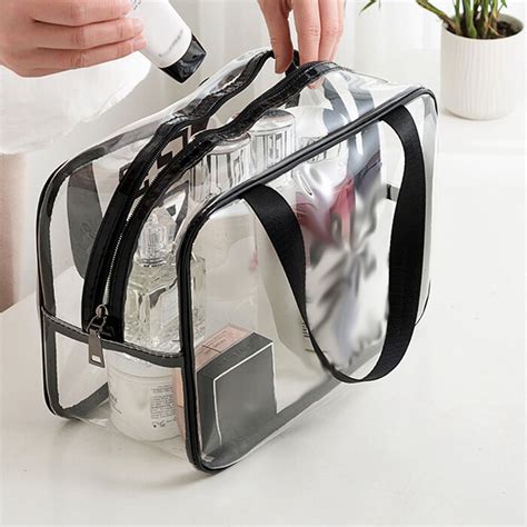 Achetez en gros Transparent Pvc Sac Cosmétique Transparent Sac à