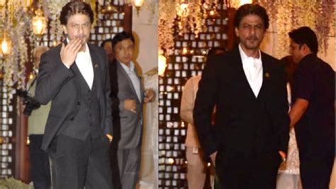 Shahrukh Khan Handsome Look At Mukesh Ambani Party 2019 Youtube