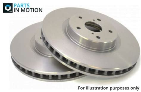 X Brake Discs Pair Vented Front Mm Dsk Apec Set