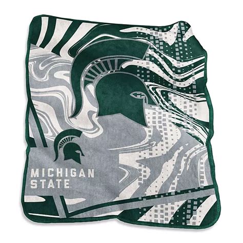 Michigan State Spartans 50 X 60 Swirl Raschel Throw Blanket