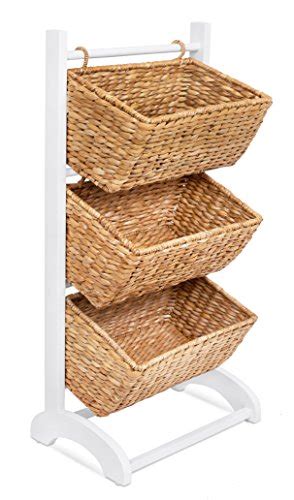 Best Three Tier Wicker Basket Stand