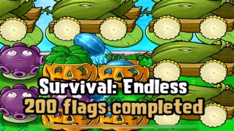 Pvz Survival Endless Flags Youtube