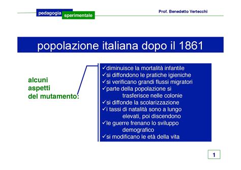 Dispensa Di Pedagogia Sperimentale Come Siamo Cambiati Dispense