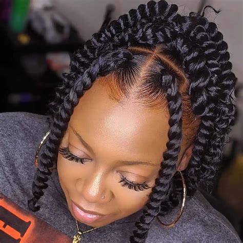 Tresses L Africaine N Les Vanilles Twist Braids Blaque