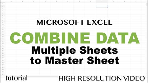 Combine Multiple Excel Worksheets Into One