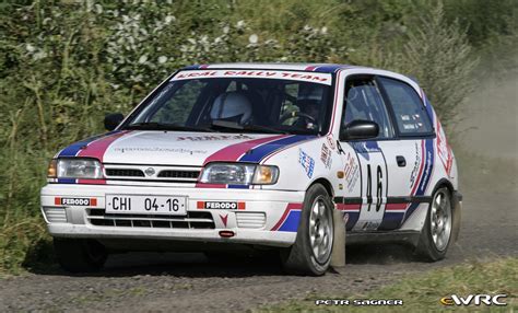 Král Tomáš Králová Daniela Nissan Sunny GTi Miva Rallyšou Blovice