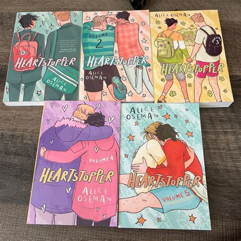 Heartstopper Collection Volumes 1 5 By Alice Oseman Depop