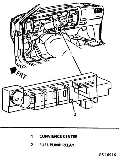 Chevy S10 Fuel Pump Location