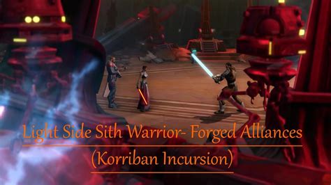 SWTOR LIGHT Female Sith Warrior Forged Alliances Korriban Incursion