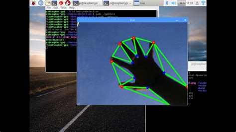 Gesture Recognition Using Raspberry Pi Raspberry