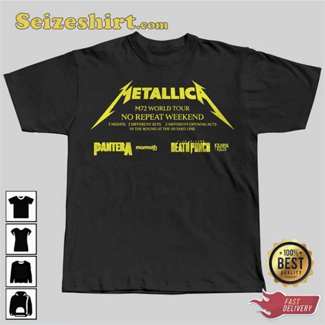 Metallica 72 Seasons 2023 2024 World Tour Shirt Seizeshirt