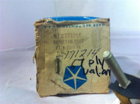 Purchase 1967 NOS PLYMOUTH VALIANT AMMETER GAUGE ASSY PT 2771214