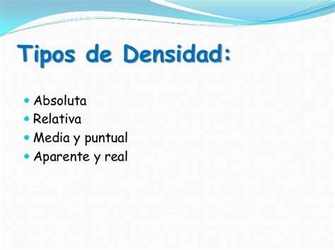 Densidad