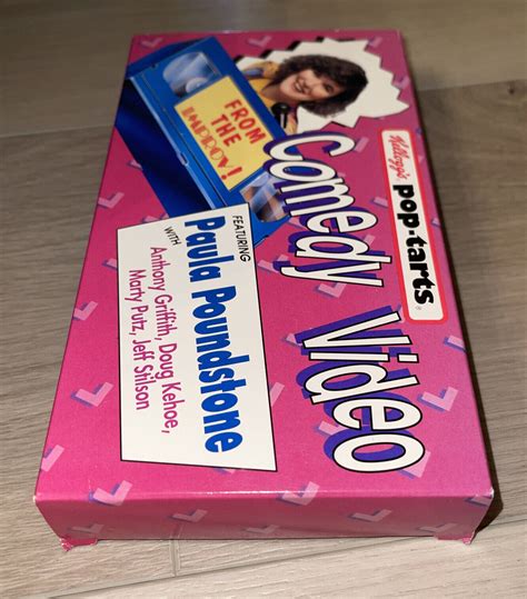 Vintage 1980s Kelloggs Pop Tarts Paula Poundstone Improv Vhs Video