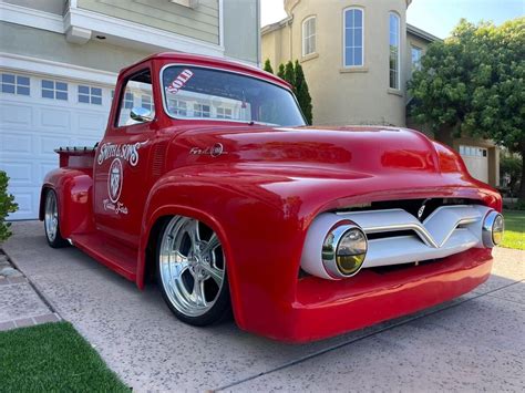 1953 Ford F100 Red Rwd Automatic For Sale