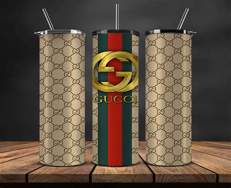 Brand Logo Tumbler Wrap Logo Gucci Dior Louis Vuitton Cha Inspire