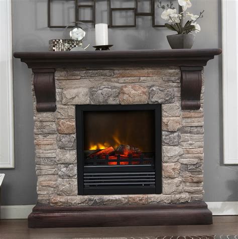 Faux Stone Electric Fireplace Sale Home Design Ideas