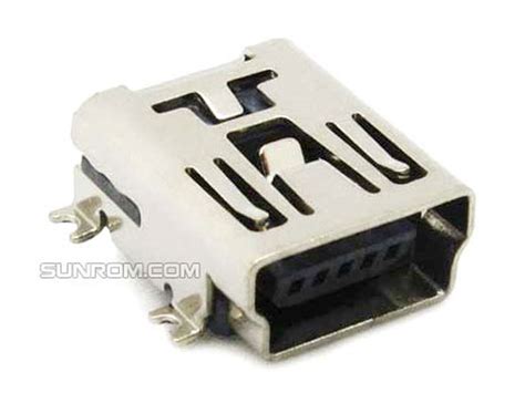 Mini Usb B Smd Connector Sunrom Electronics