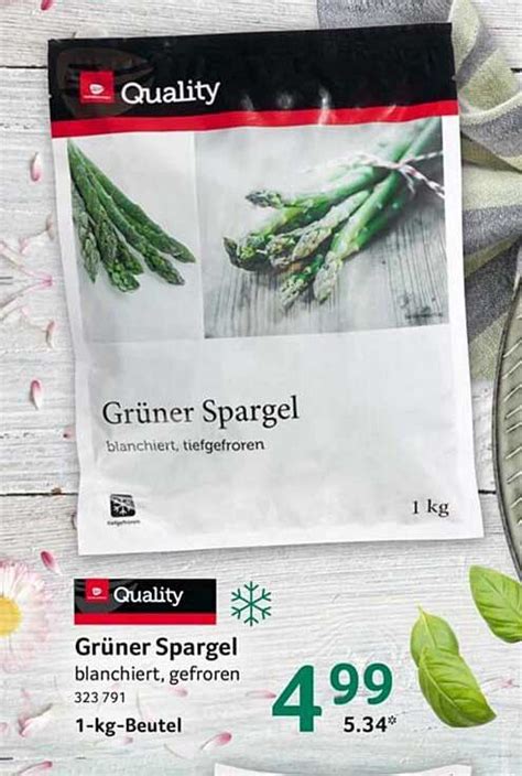 Grüner Spargel Angebot bei Selgros 1Prospekte de