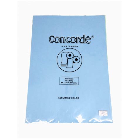 Jual Concorde Hvs A4 70gr Kertas Copy Warna Biru Shopee Indonesia