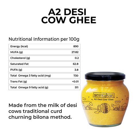 Anveshan A Desi Cow Ghee Ml Glass Jar Bilona Method Curd