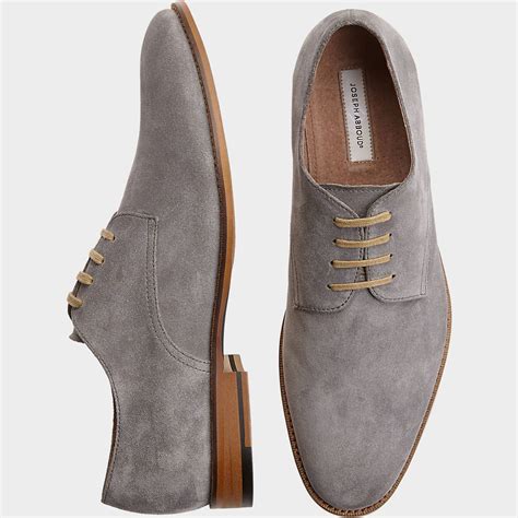 Joseph Abboud Hayes Gray Suede Oxford Shoes Mens Shoes Mens