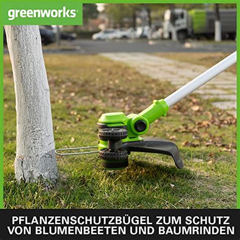 Greenworks Akku Rasentrimmer V Cm G Lt K Mit Akku Ah Ladeger T