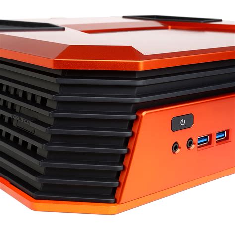 Cyberpowerpc Syber Scc0100 Orange Mini Itx Gaming Case