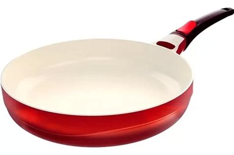 Sartén Le Cook de 28 cm con revestimiento cerámico color rojo