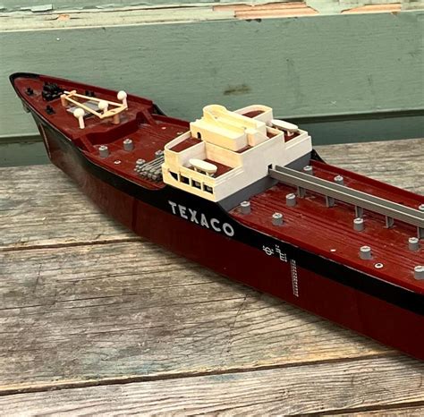 Vintage Texaco Oil Tanker North Dakota Toy Ship Mid Century Toys Free