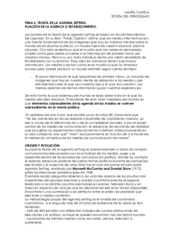 Teor A Del Periodismo Pdf