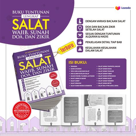 BUKU TUNTUNAN SHALAT LENGKAP WAJIB SUNAH DZIKIR DAN DOA Lazada