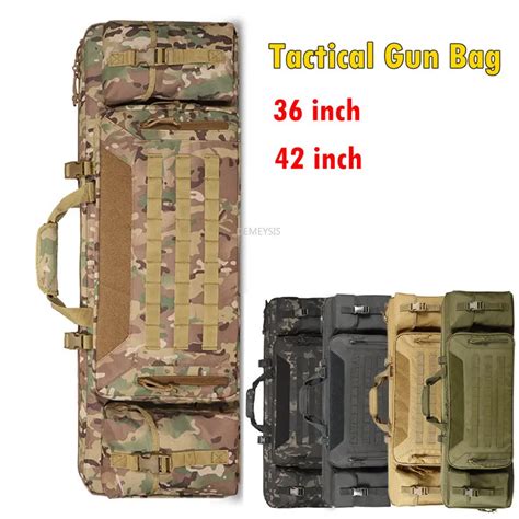 36 42 Inch Hunting Gun Carry Bags Army Airsoft Cs Combat Tactical Double Rifle Backpack Outdoor