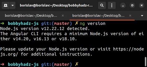 The Angular Cli Requires A Minimum Node Js Version Of Either Bobbyhadz