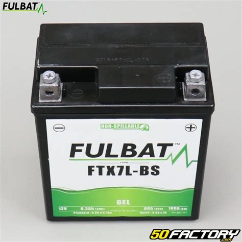 Fulbat FTX7L BS 12V 6Ah Gel Battery Hanway Furious Honda Piaggio