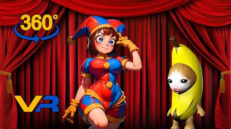 🔍find Banana Cat And Pomni Sexy Girl In 360° Vr 🎪the Amazing Digital Circus 360° Vr 360° Vr