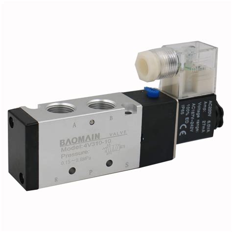 V Lvula De Aire Solenoide Neum Tica Baomain V Ac V V As