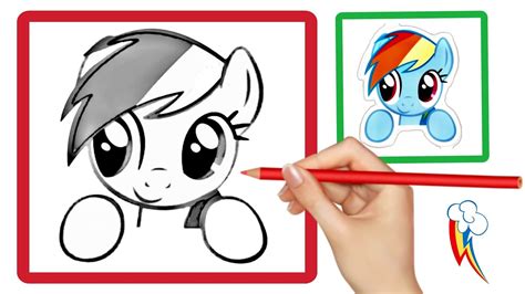 With 5 Easy Steps Everyone Can Draw Rainbow Dash Easier Than You